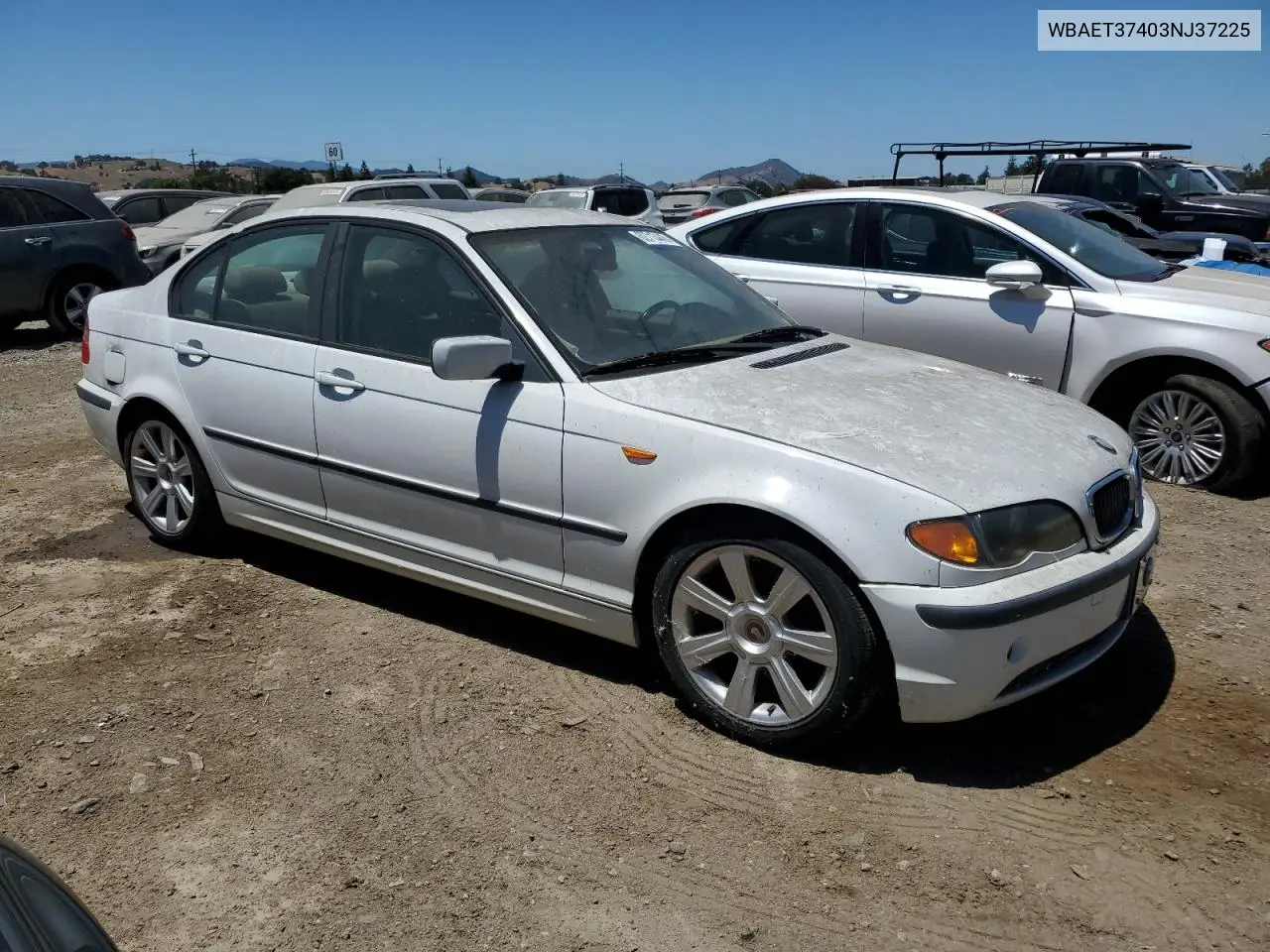 2003 BMW 325 I VIN: WBAET37403NJ37225 Lot: 62713445