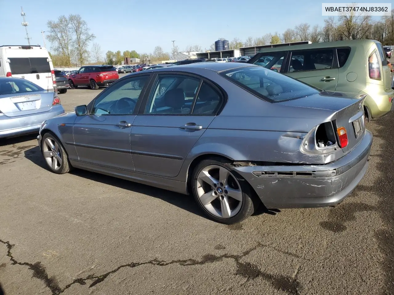 2004 BMW 325 I VIN: WBAET37474NJ83362 Lot: 51904765