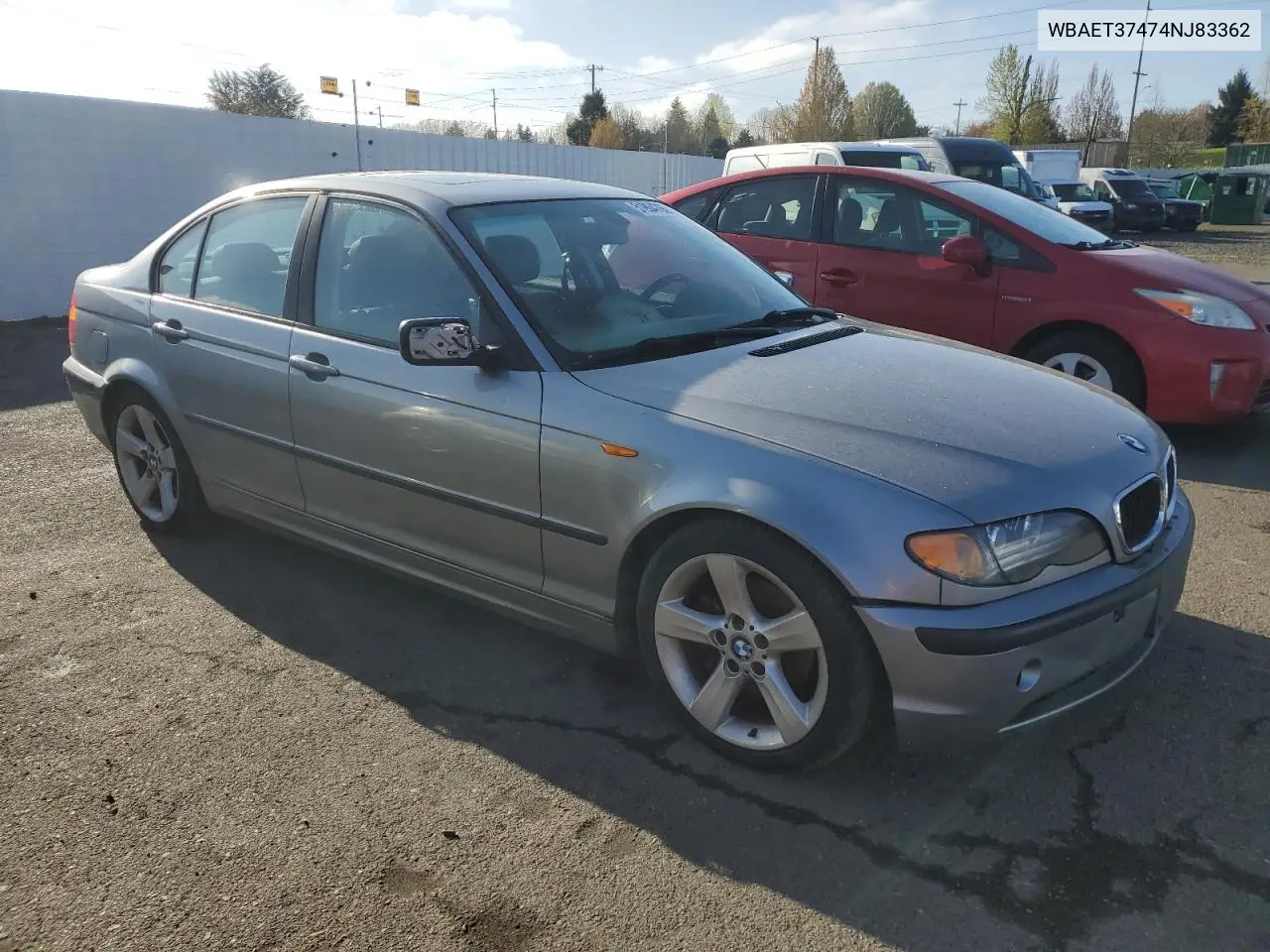 2004 BMW 325 I VIN: WBAET37474NJ83362 Lot: 51904765