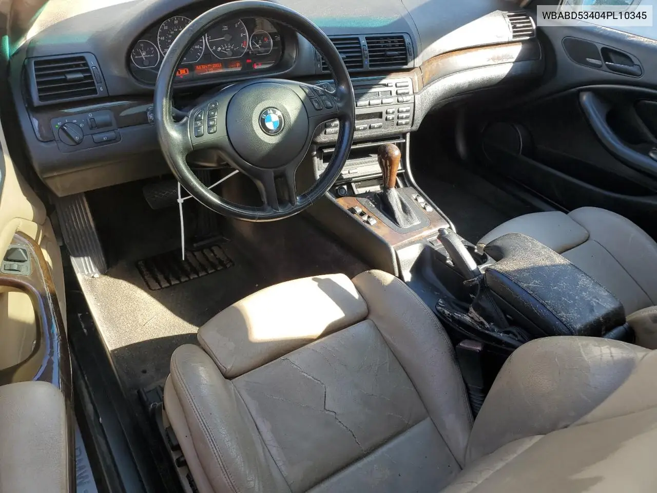 2004 BMW 330 Ci VIN: WBABD53404PL10345 Lot: 53272735