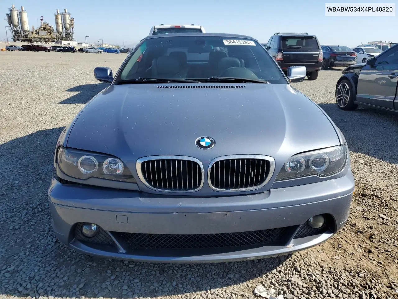 2004 BMW 330 Ci VIN: WBABW534X4PL40320 Lot: 56415395