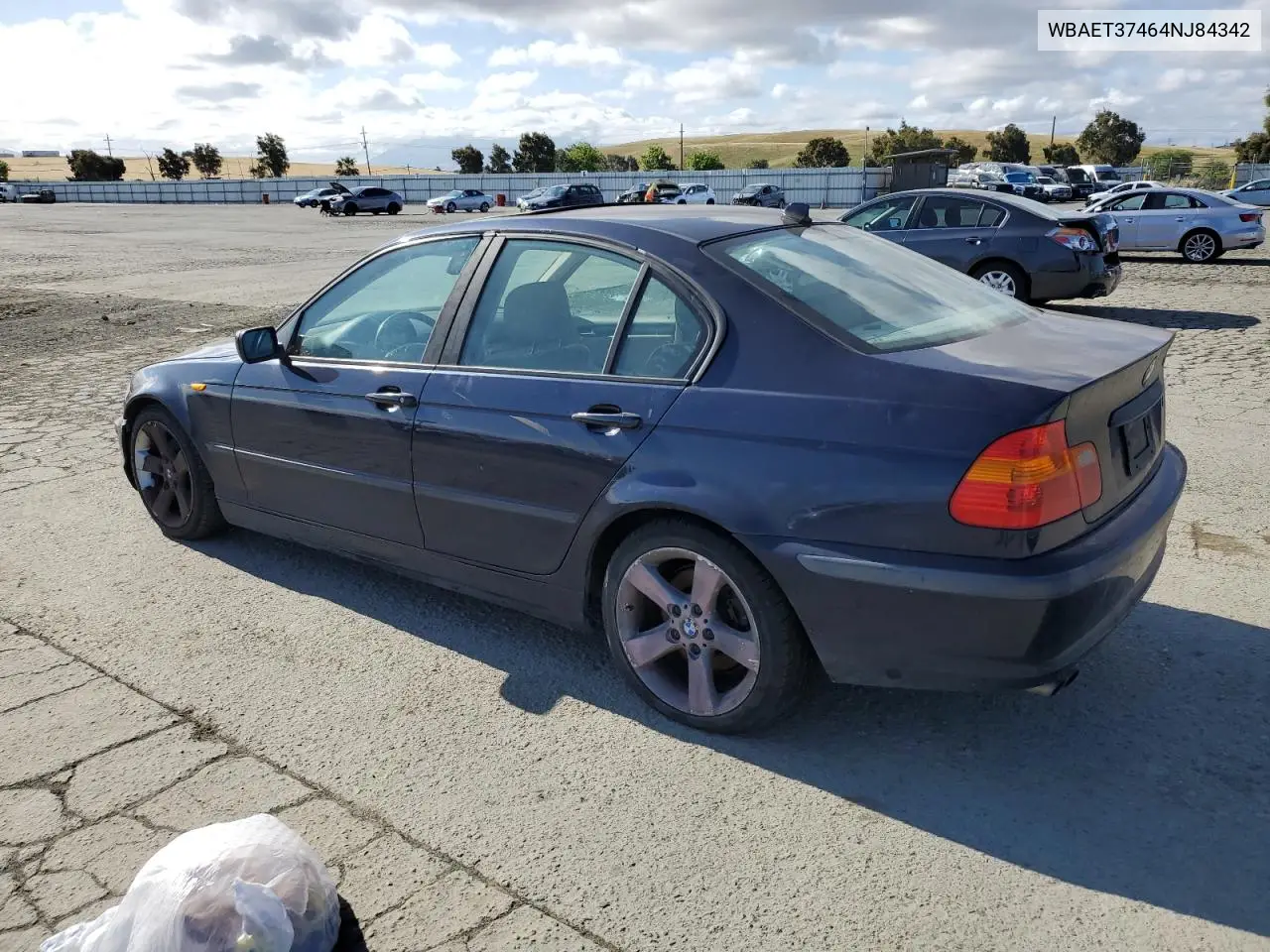 2004 BMW 325 I VIN: WBAET37464NJ84342 Lot: 56643835