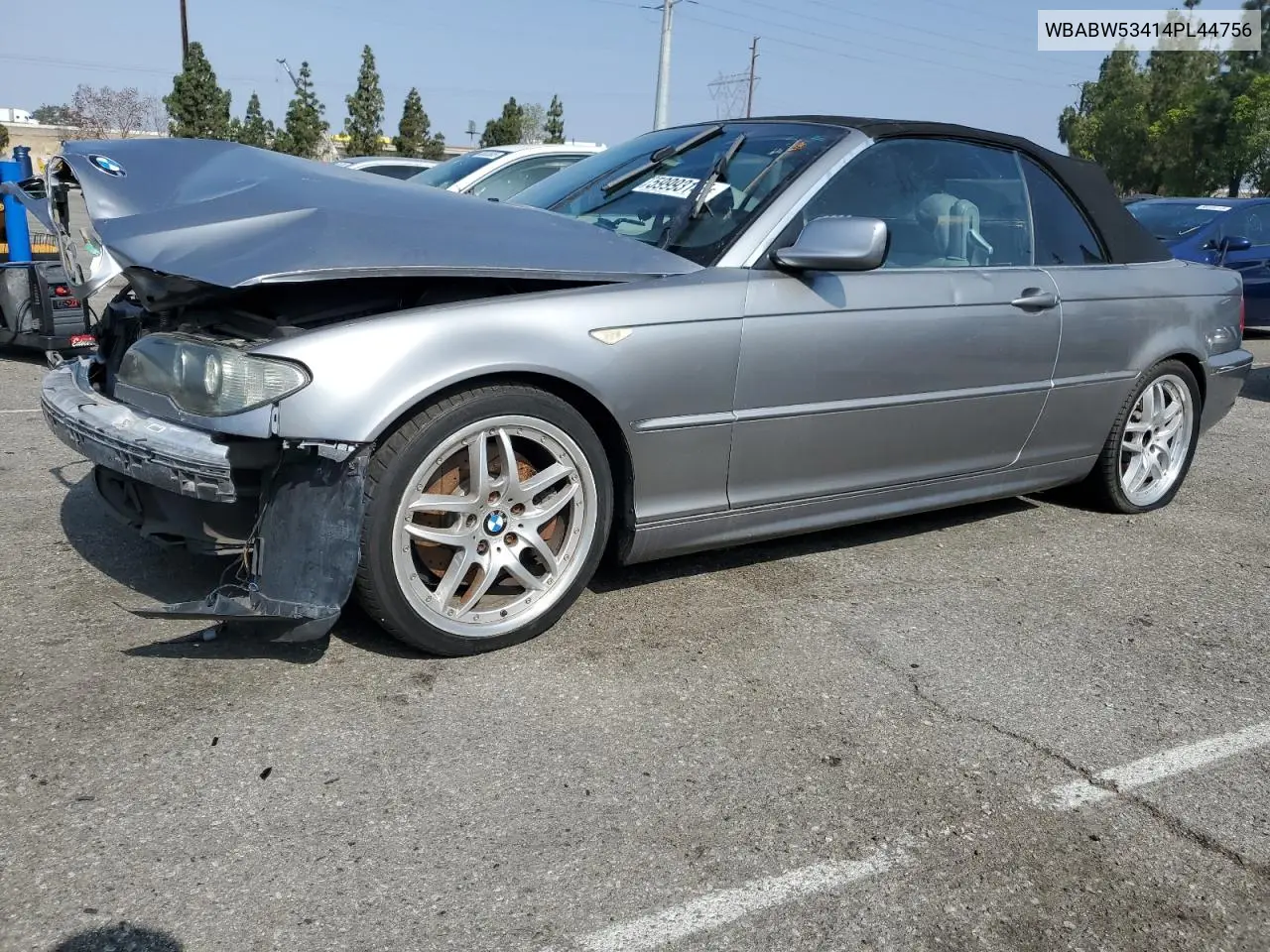 2004 BMW 330 Ci VIN: WBABW53414PL44756 Lot: 59993145