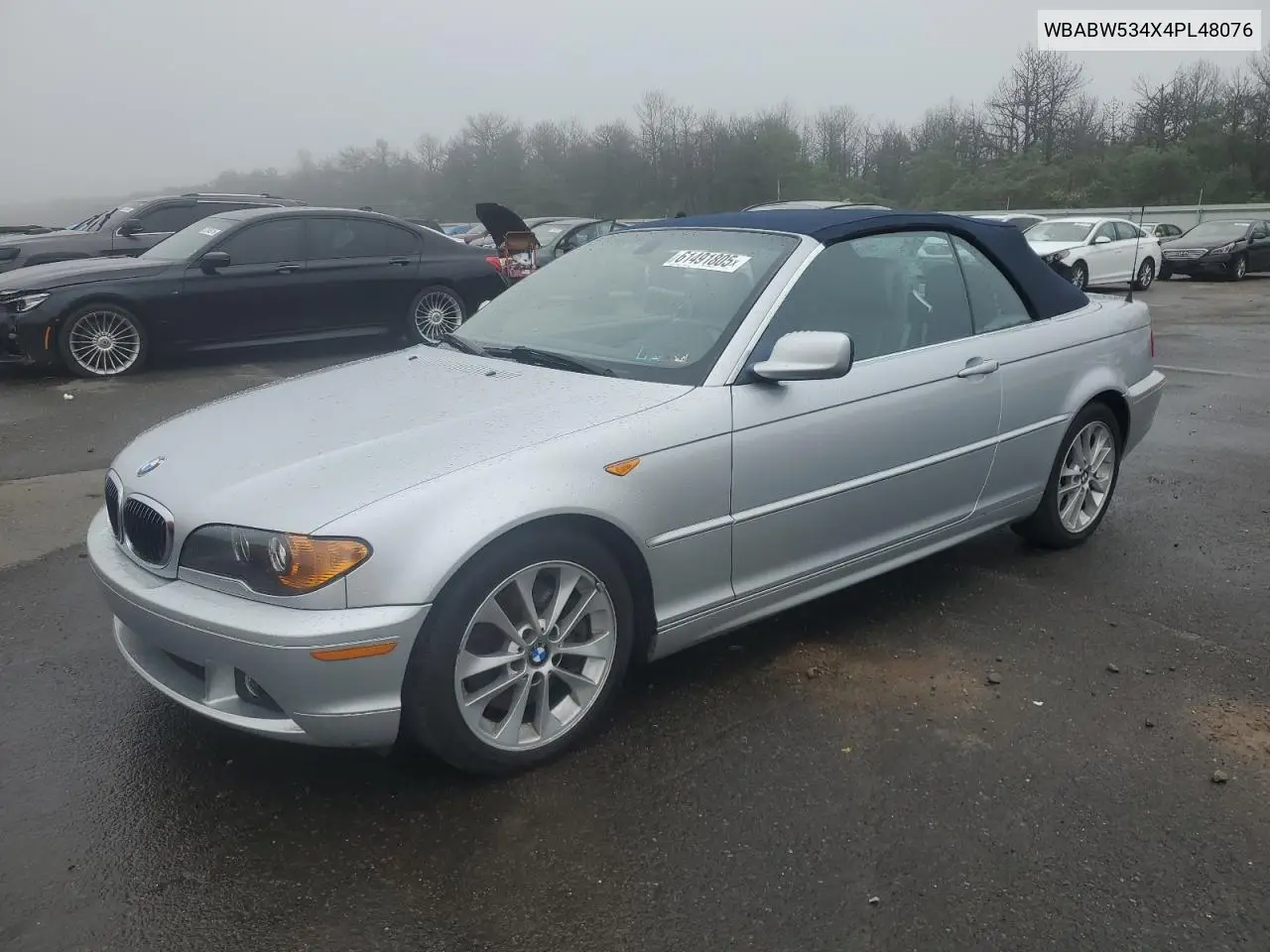 2004 BMW 330 Ci VIN: WBABW534X4PL48076 Lot: 61491805