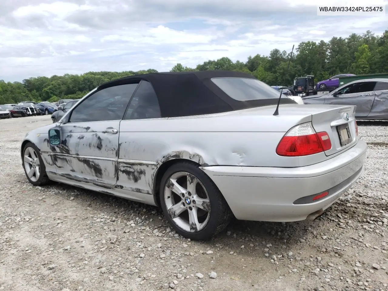 2004 BMW 325 Ci VIN: WBABW33424PL25475 Lot: 61738375