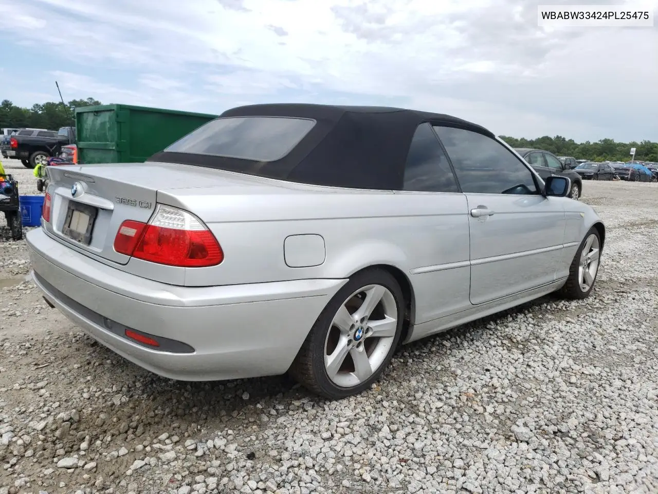 2004 BMW 325 Ci VIN: WBABW33424PL25475 Lot: 61738375