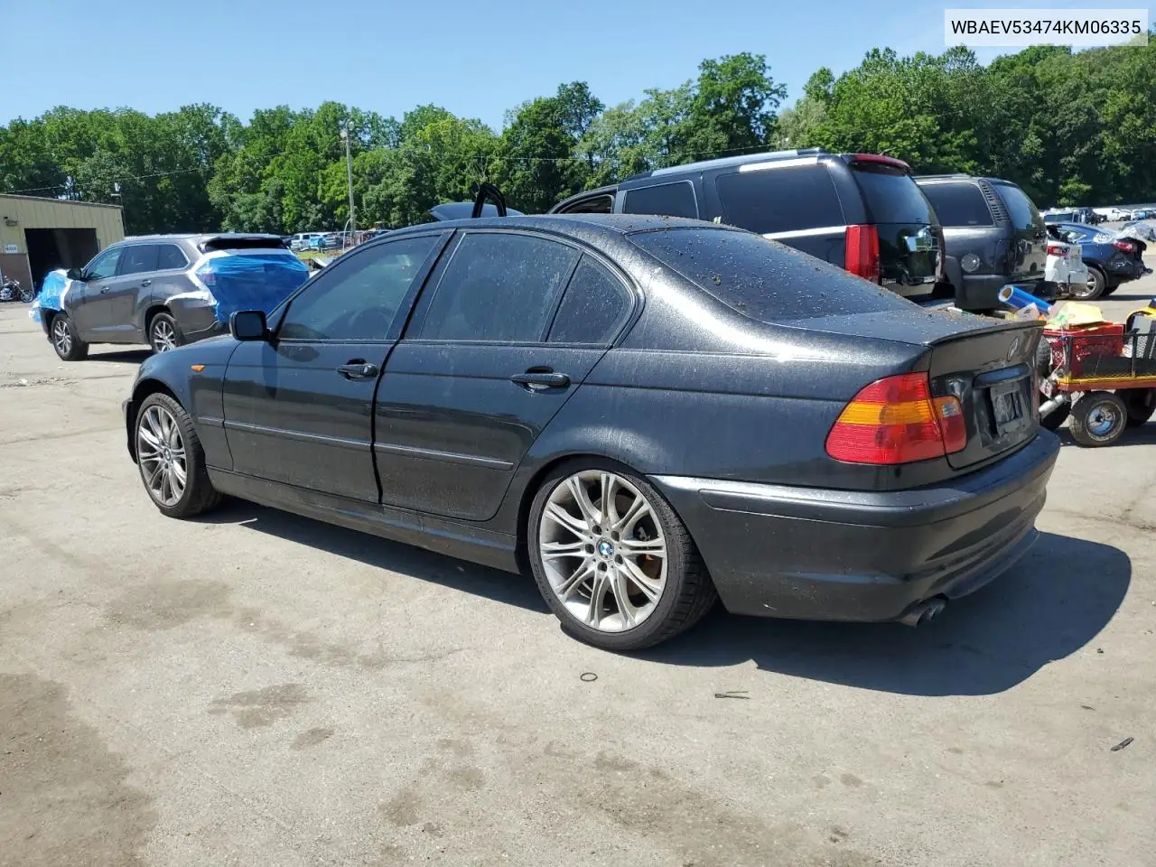 2004 BMW 330 I VIN: WBAEV53474KM06335 Lot: 61869515