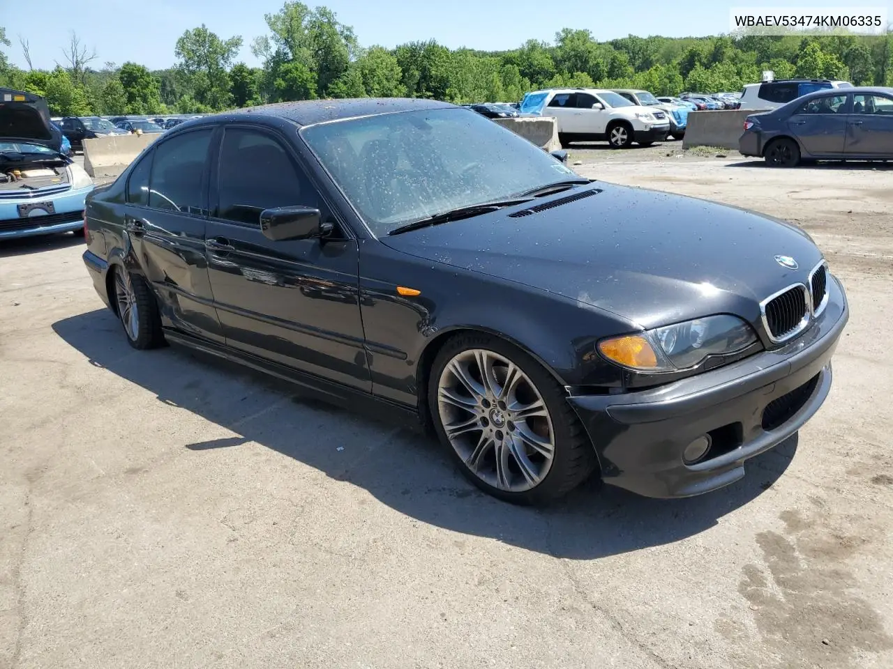 2004 BMW 330 I VIN: WBAEV53474KM06335 Lot: 61869515