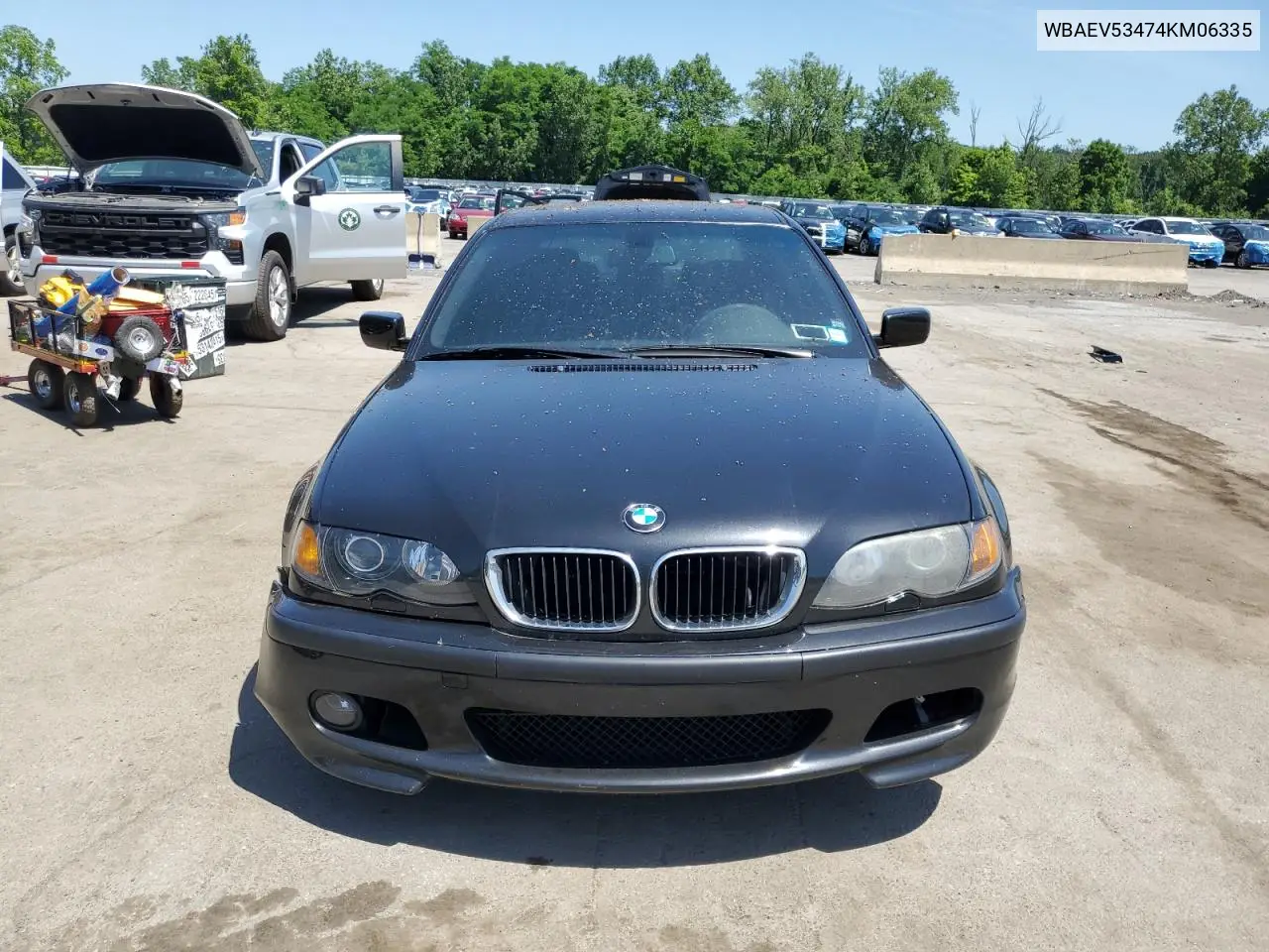 2004 BMW 330 I VIN: WBAEV53474KM06335 Lot: 61869515