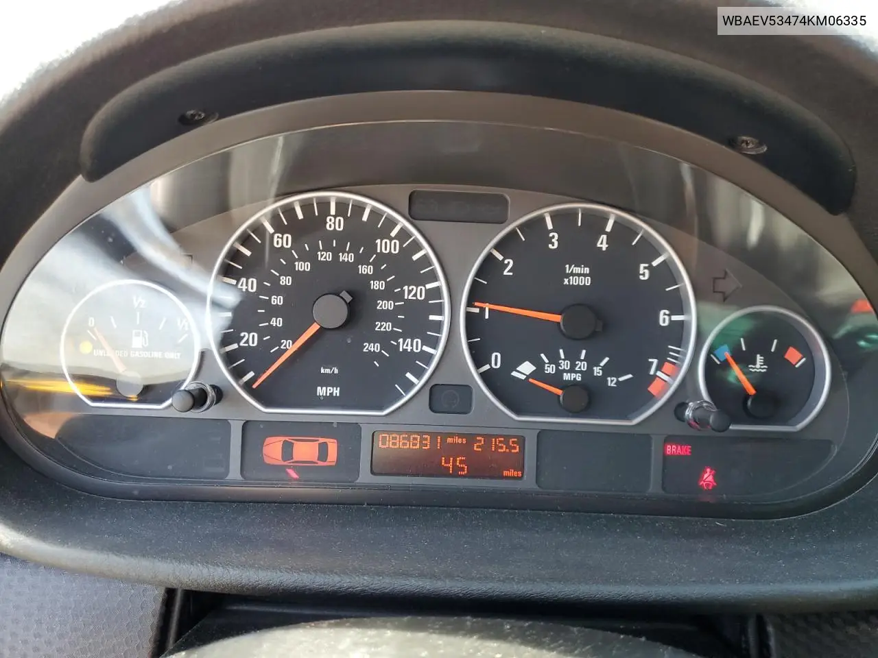 2004 BMW 330 I VIN: WBAEV53474KM06335 Lot: 61869515