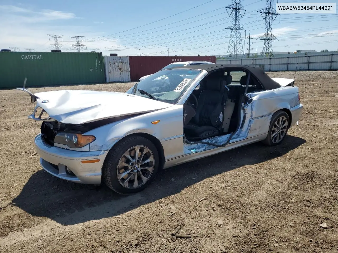 2004 BMW 330 Ci VIN: WBABW53454PL44291 Lot: 61939635
