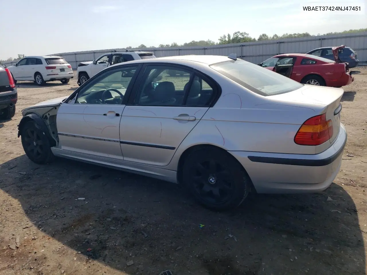 2004 BMW 325 I VIN: WBAET37424NJ47451 Lot: 62256615