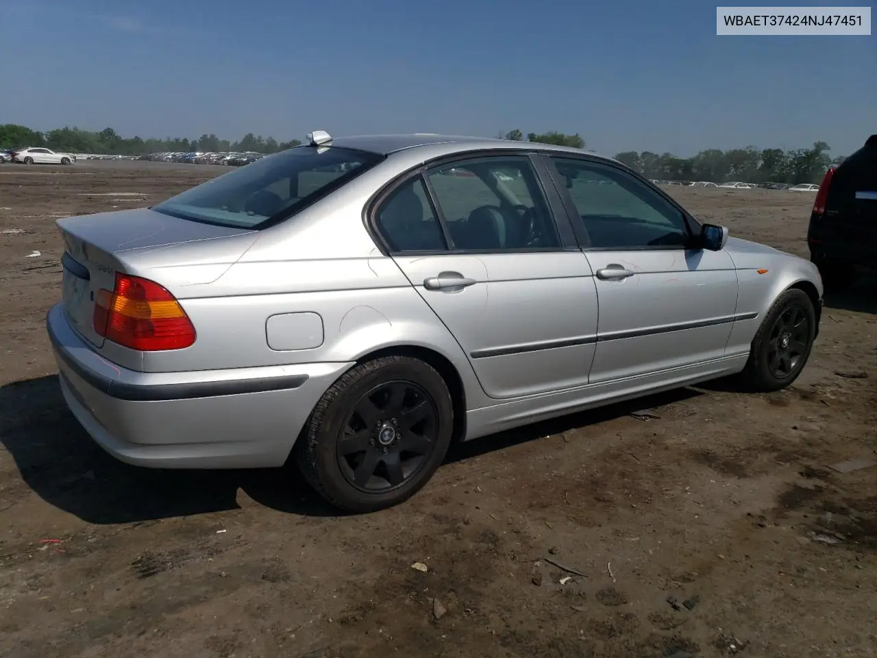 2004 BMW 325 I VIN: WBAET37424NJ47451 Lot: 62256615