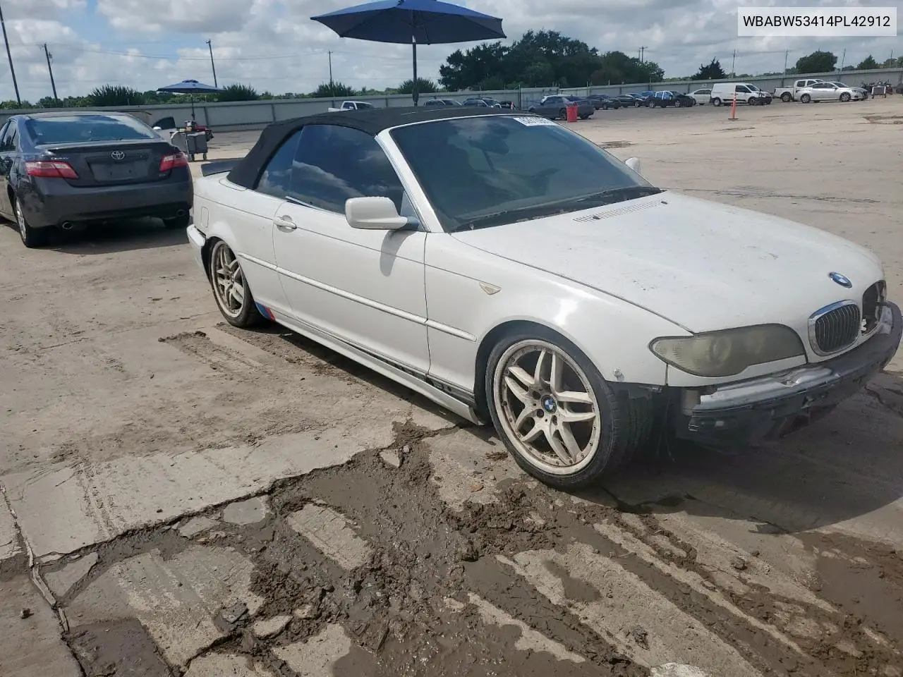 2004 BMW 330 Ci VIN: WBABW53414PL42912 Lot: 62610955