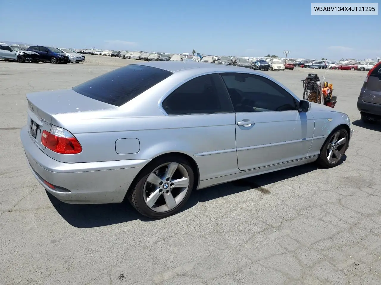 2004 BMW 325 Ci Sulev VIN: WBABV134X4JT21295 Lot: 63026725