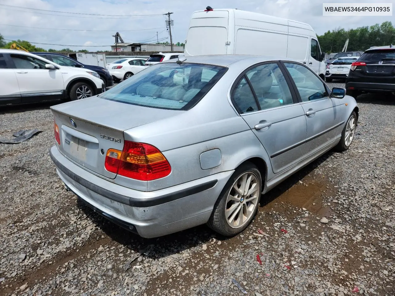 2004 BMW 330 Xi VIN: WBAEW53464PG10935 Lot: 63155905