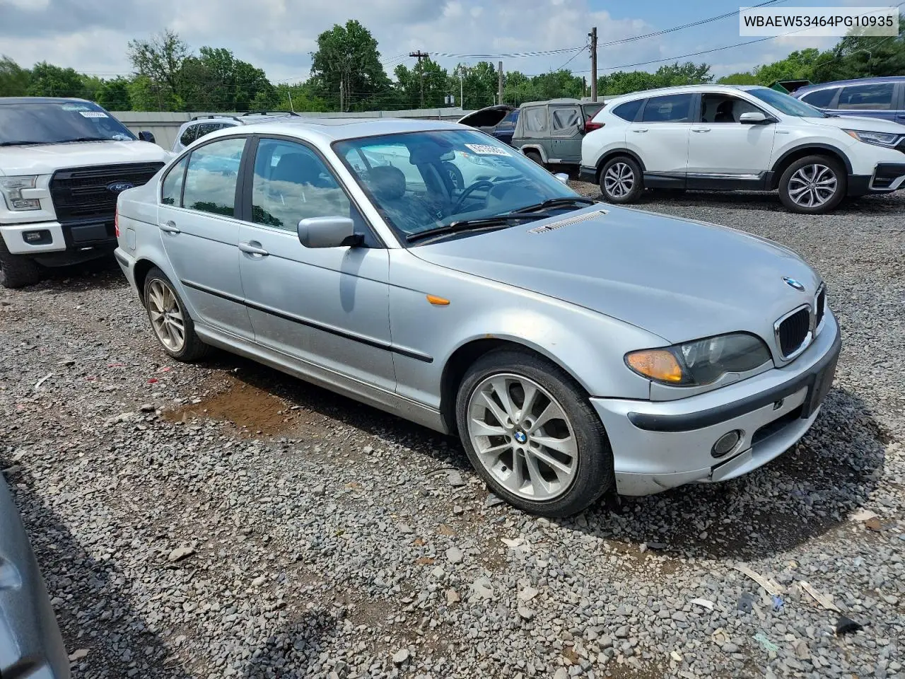 2004 BMW 330 Xi VIN: WBAEW53464PG10935 Lot: 63155905