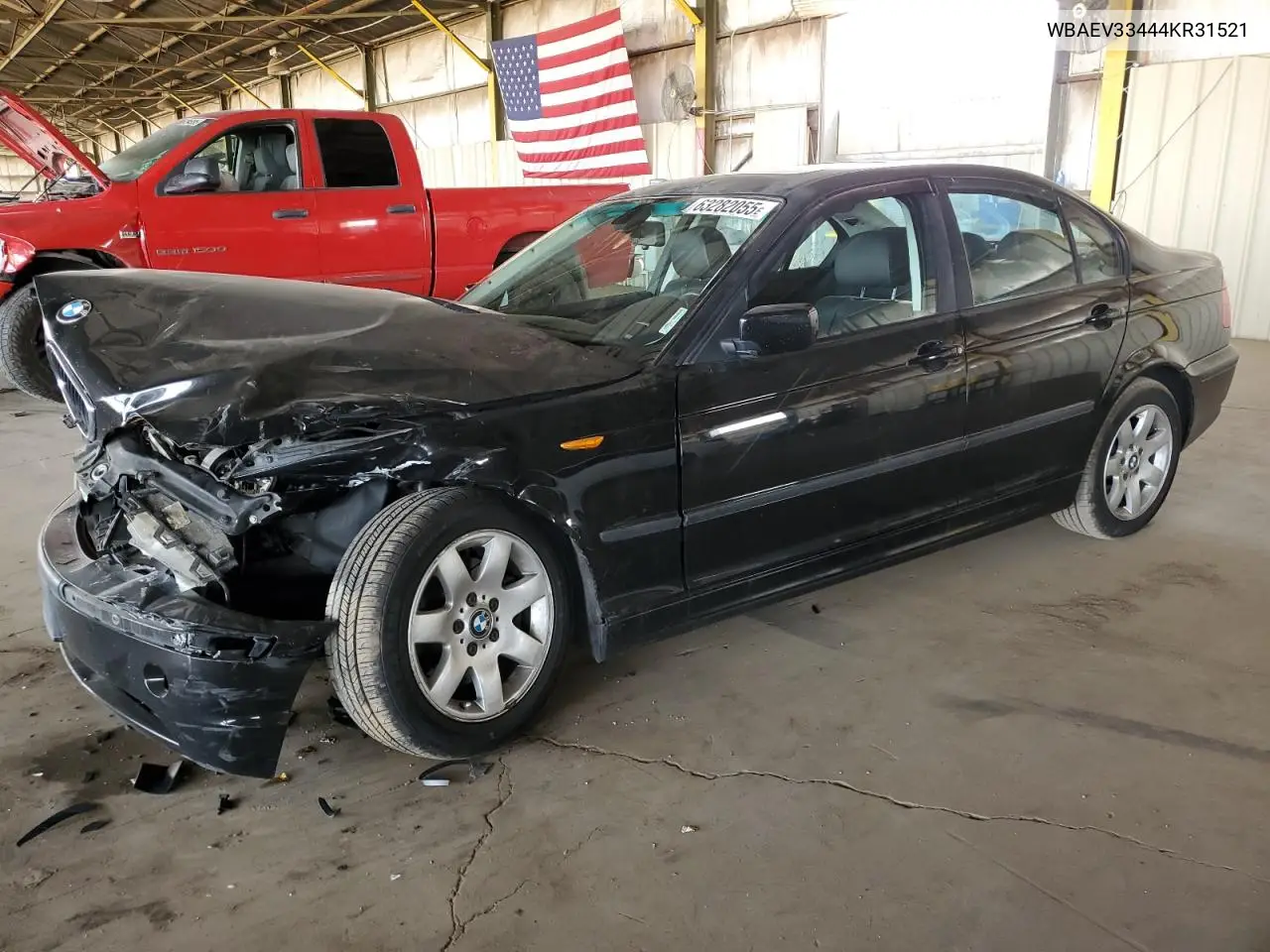 2004 BMW 325 I VIN: WBAEV33444KR31521 Lot: 63282055