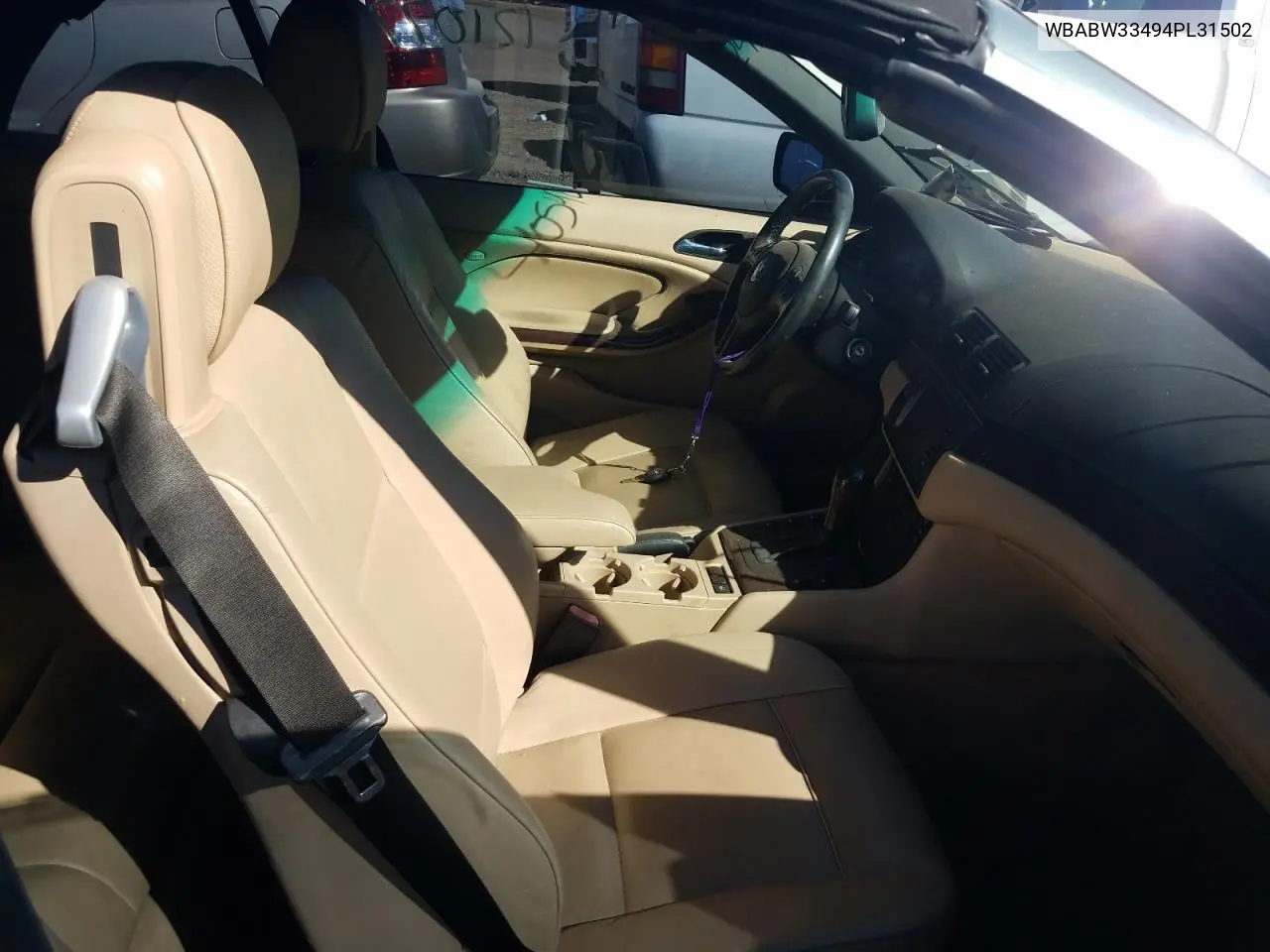2004 BMW 325 Ci VIN: WBABW33494PL31502 Lot: 63704625