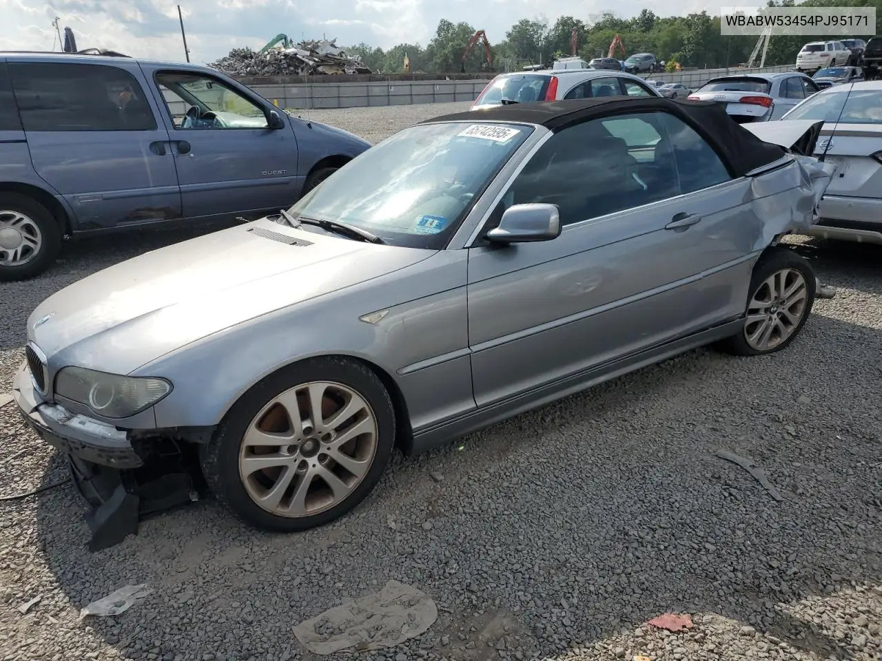2004 BMW 330 Ci VIN: WBABW53454PJ95171 Lot: 65742595