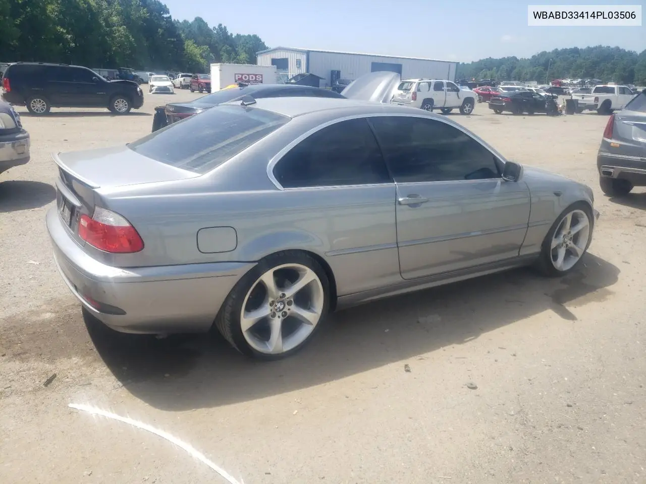 2004 BMW 325 Ci VIN: WBABD33414PL03506 Lot: 65953265