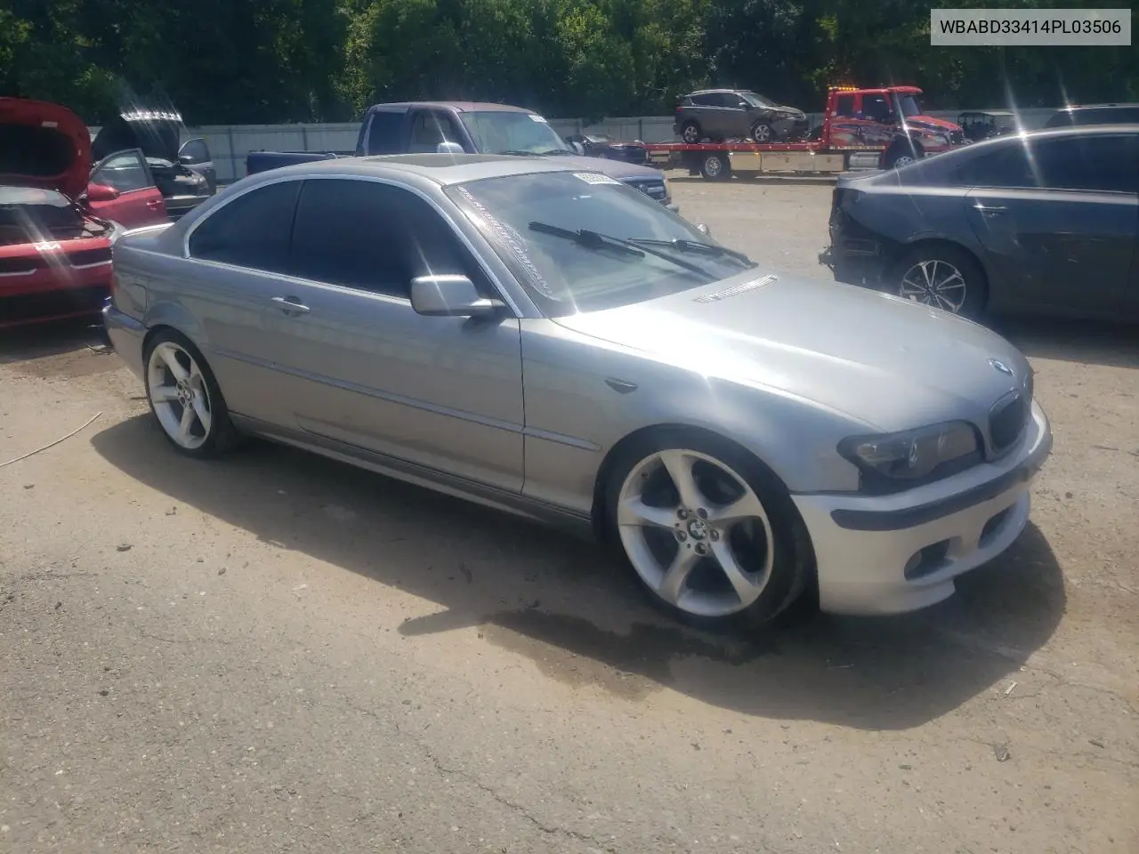 2004 BMW 325 Ci VIN: WBABD33414PL03506 Lot: 65953265