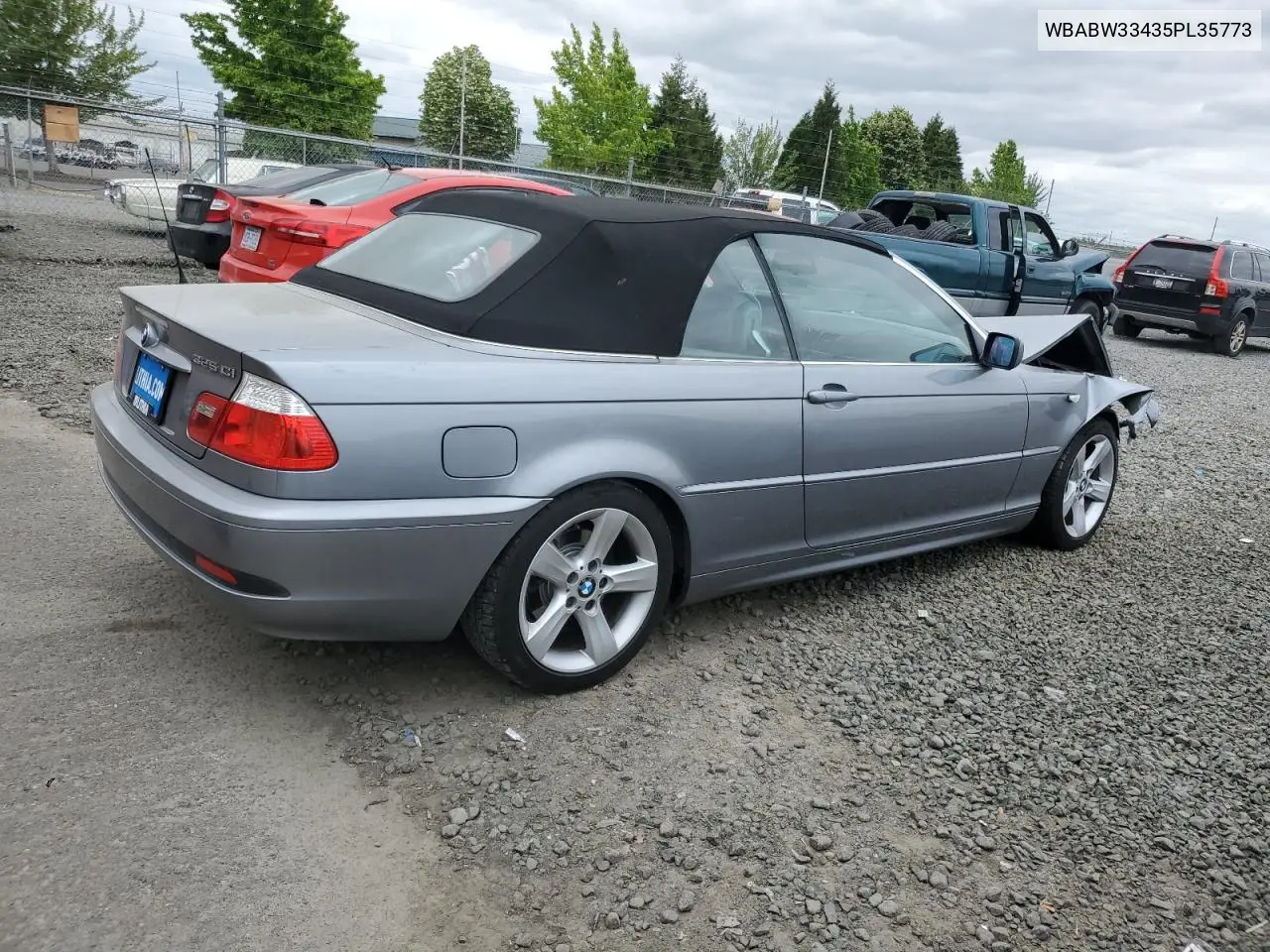 2005 BMW 325 Ci VIN: WBABW33435PL35773 Lot: 60753975