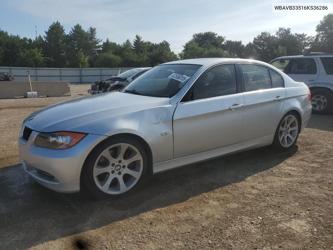 2006 BMW 330 I VIN: WBAVB33516KS36286 Lot: 62556015