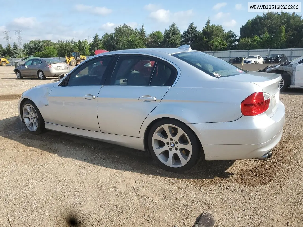2006 BMW 330 I VIN: WBAVB33516KS36286 Lot: 62556015