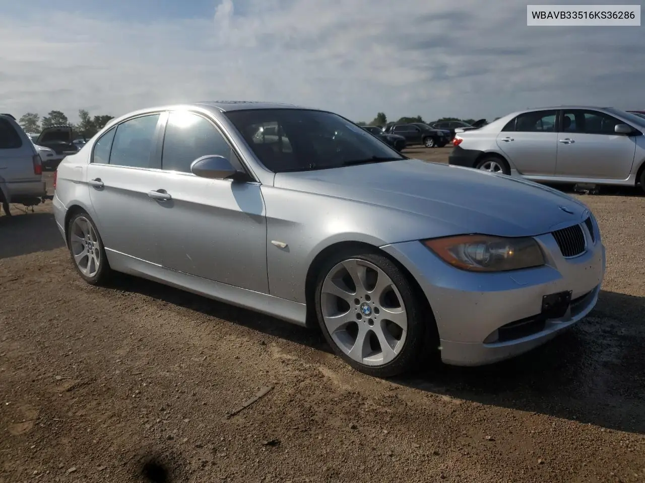 2006 BMW 330 I VIN: WBAVB33516KS36286 Lot: 62556015