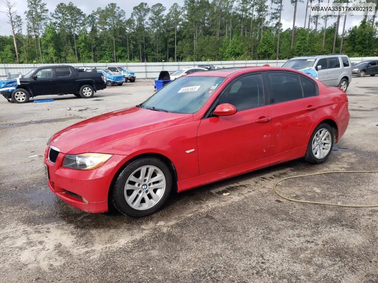 2007 BMW 328 I VIN: WBAVA33517KX80212 Lot: 55639855