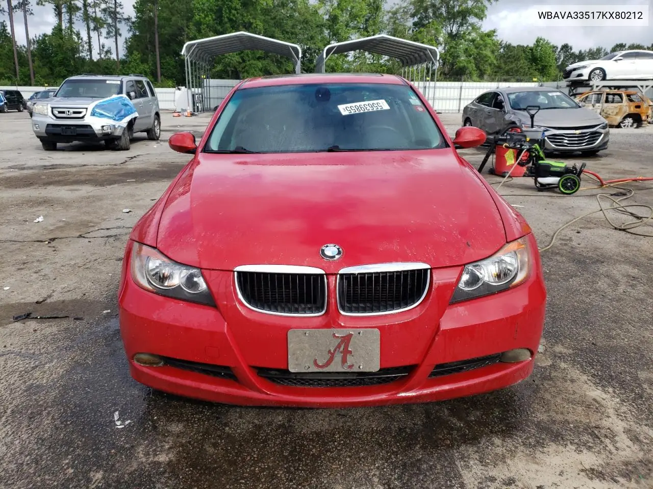 2007 BMW 328 I VIN: WBAVA33517KX80212 Lot: 55639855