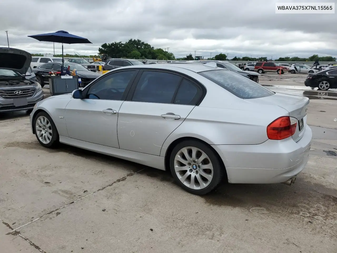 2007 BMW 328 I VIN: WBAVA375X7NL15565 Lot: 56133315