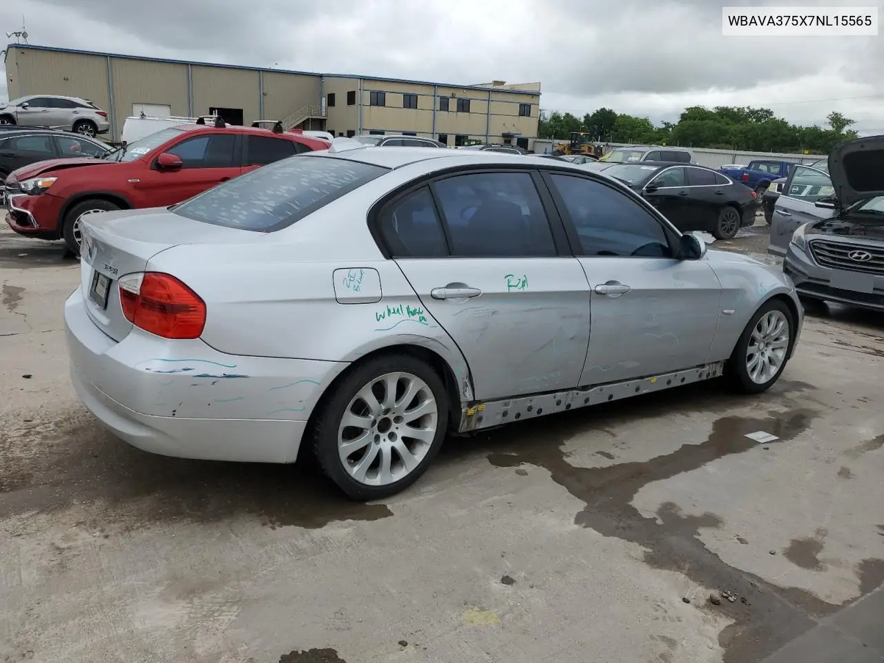 2007 BMW 328 I VIN: WBAVA375X7NL15565 Lot: 56133315