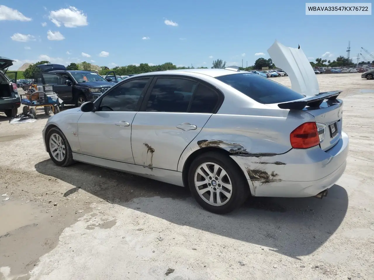 2007 BMW 328 I VIN: WBAVA33547KX76722 Lot: 56308305
