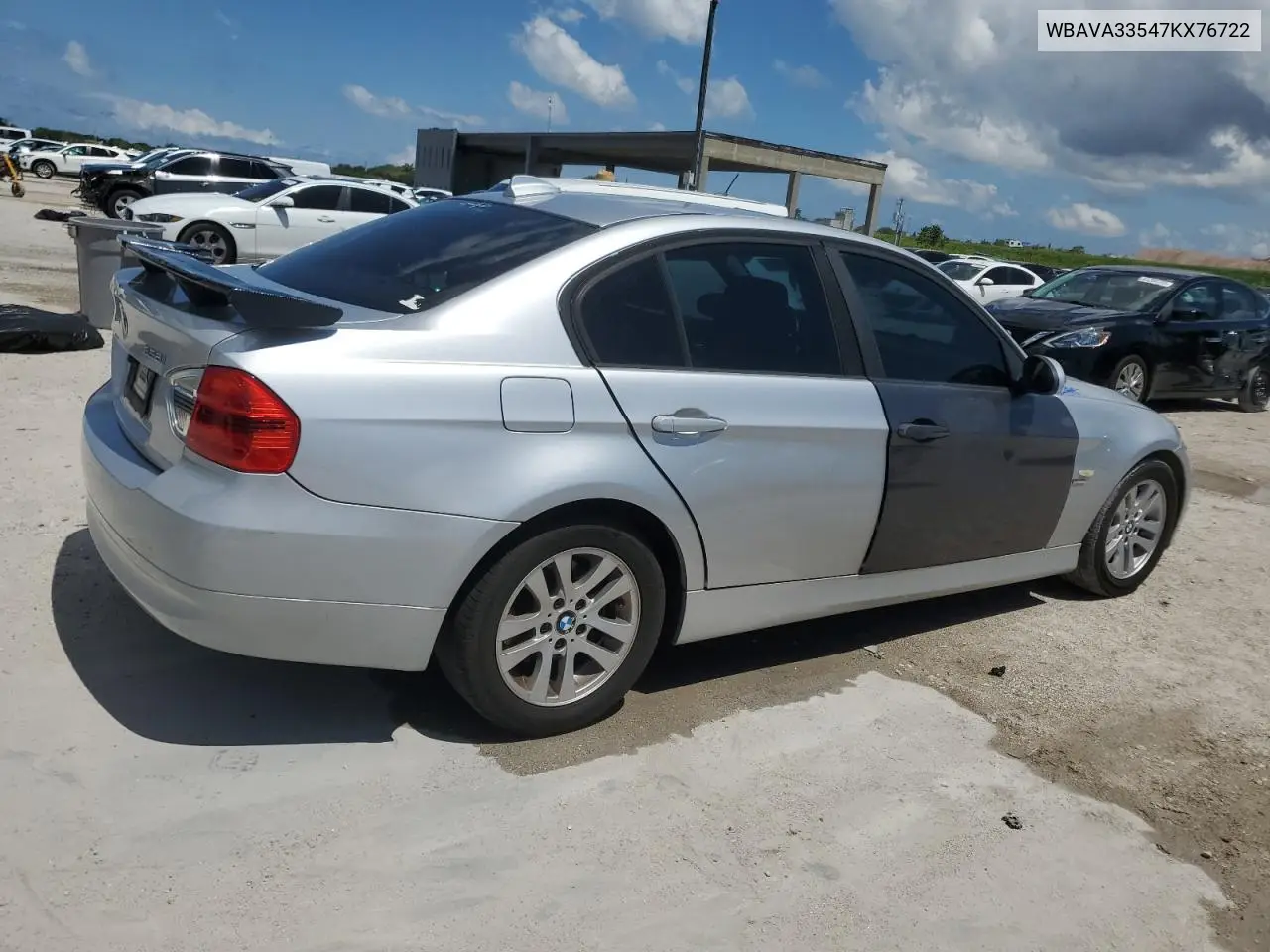 2007 BMW 328 I VIN: WBAVA33547KX76722 Lot: 56308305