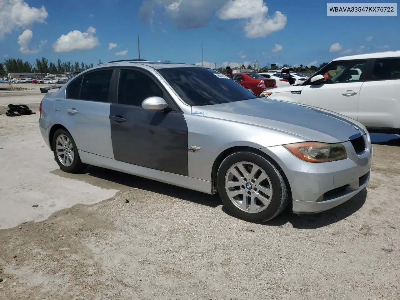 2007 BMW 328 I VIN: WBAVA33547KX76722 Lot: 56308305