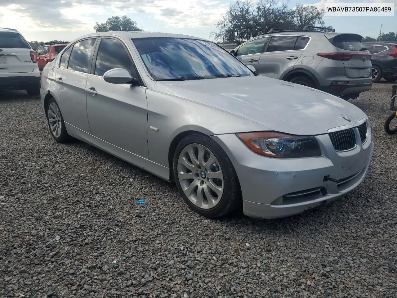 2007 BMW 335 I VIN: WBAVB73507PA86489 Lot: 56629945