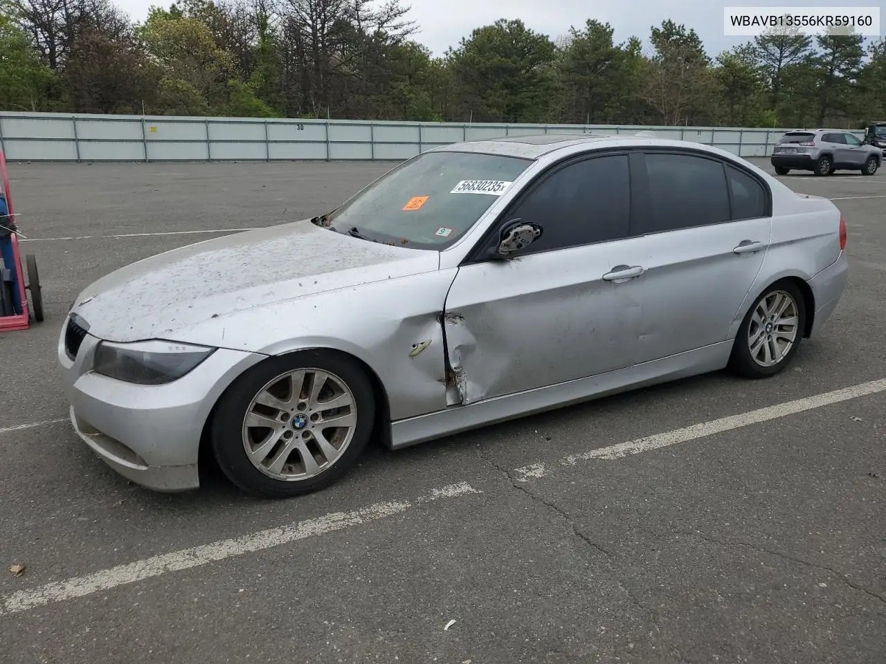 2007 BMW 325 I VIN: WBAVB13556KR59160 Lot: 56830235