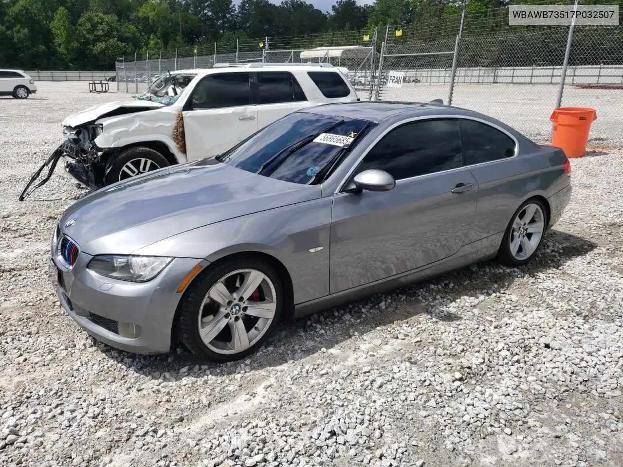 2007 BMW 335 I VIN: WBAWB73517P032507 Lot: 56865685