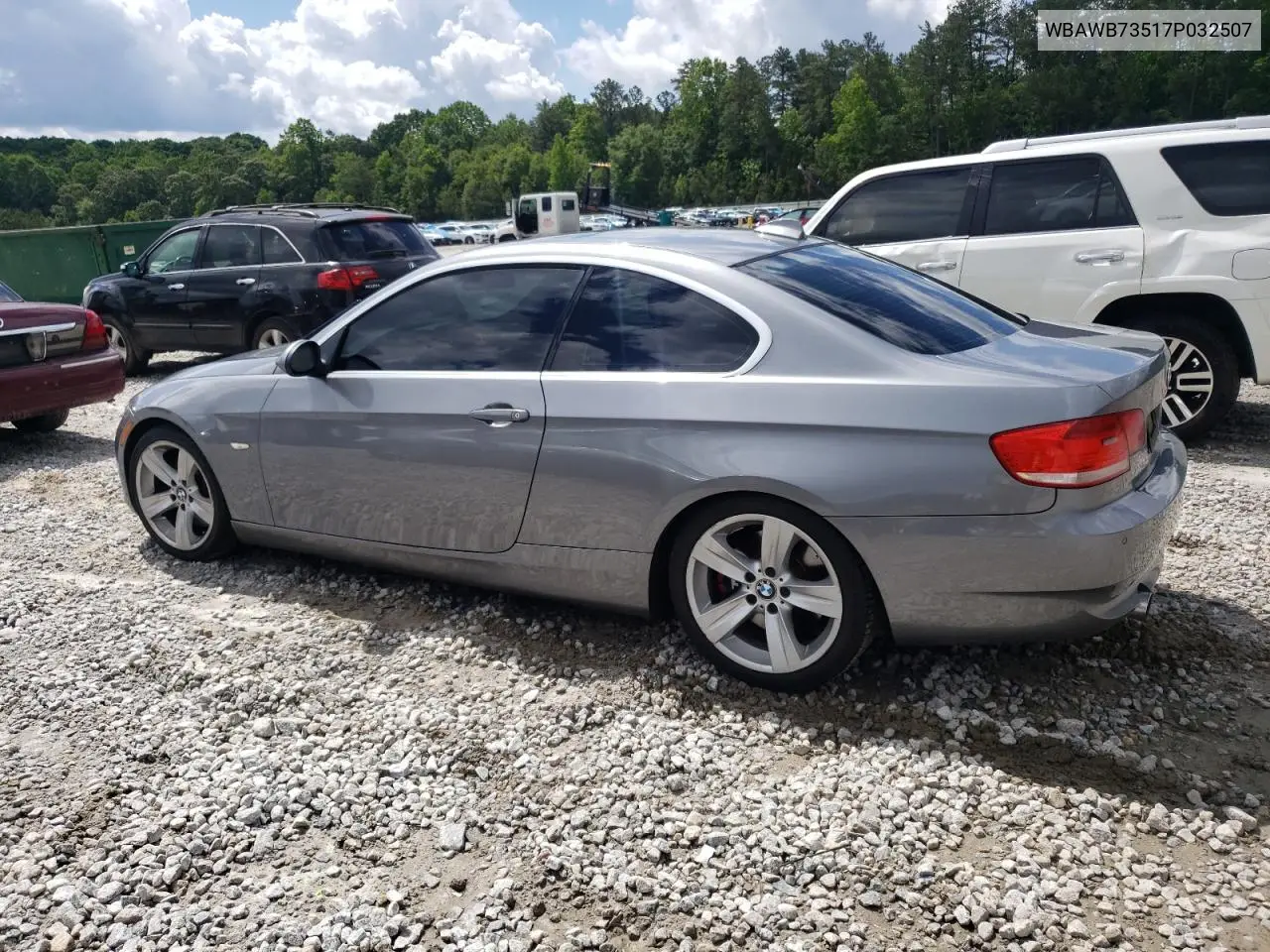 2007 BMW 335 I VIN: WBAWB73517P032507 Lot: 56865685