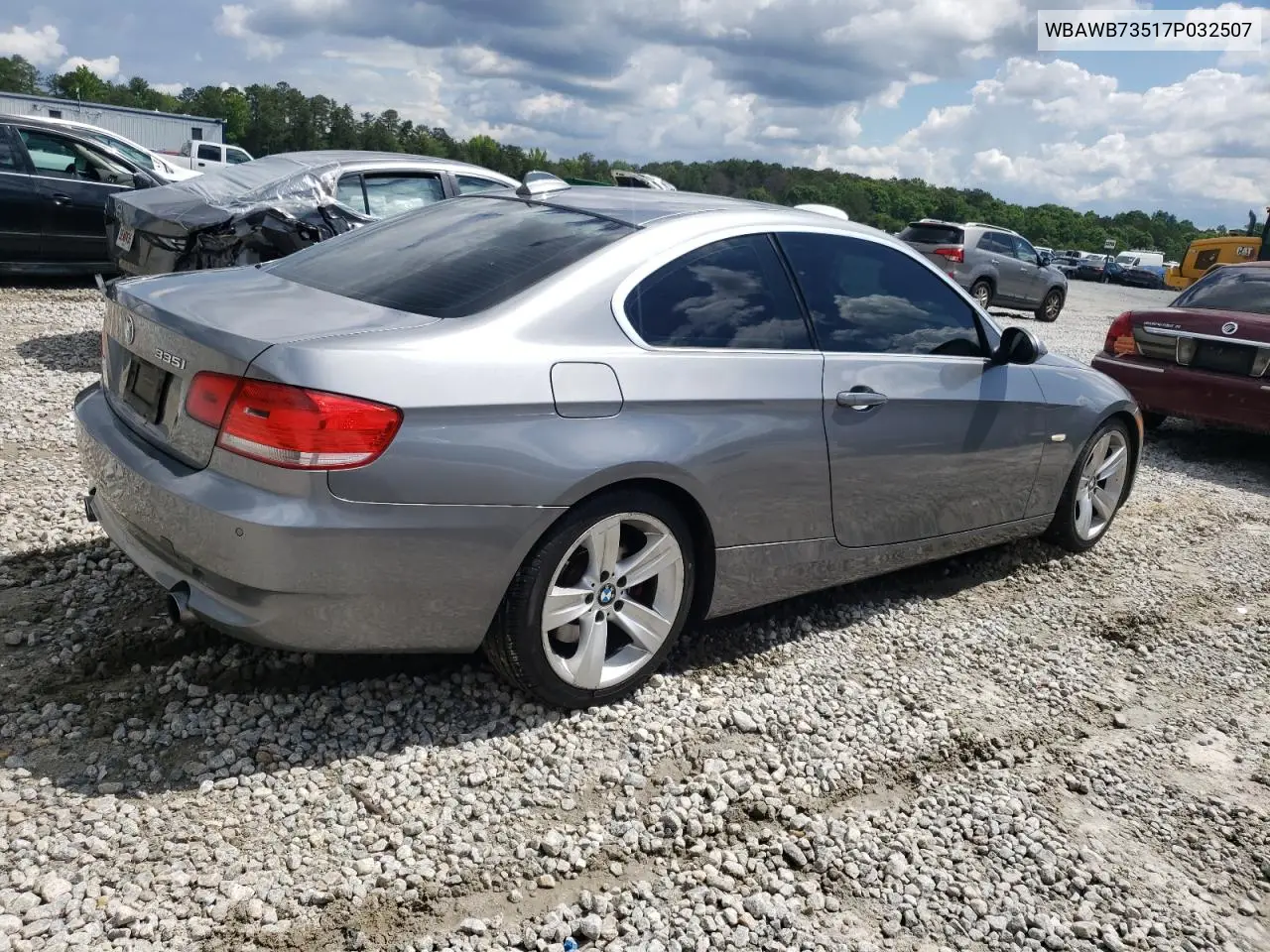 2007 BMW 335 I VIN: WBAWB73517P032507 Lot: 56865685