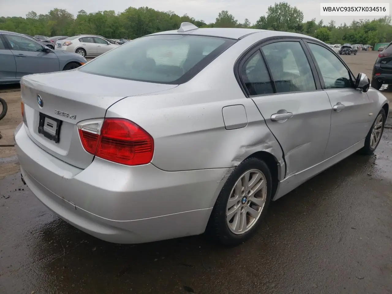 2007 BMW 328 Xi VIN: WBAVC935X7K034516 Lot: 56903595