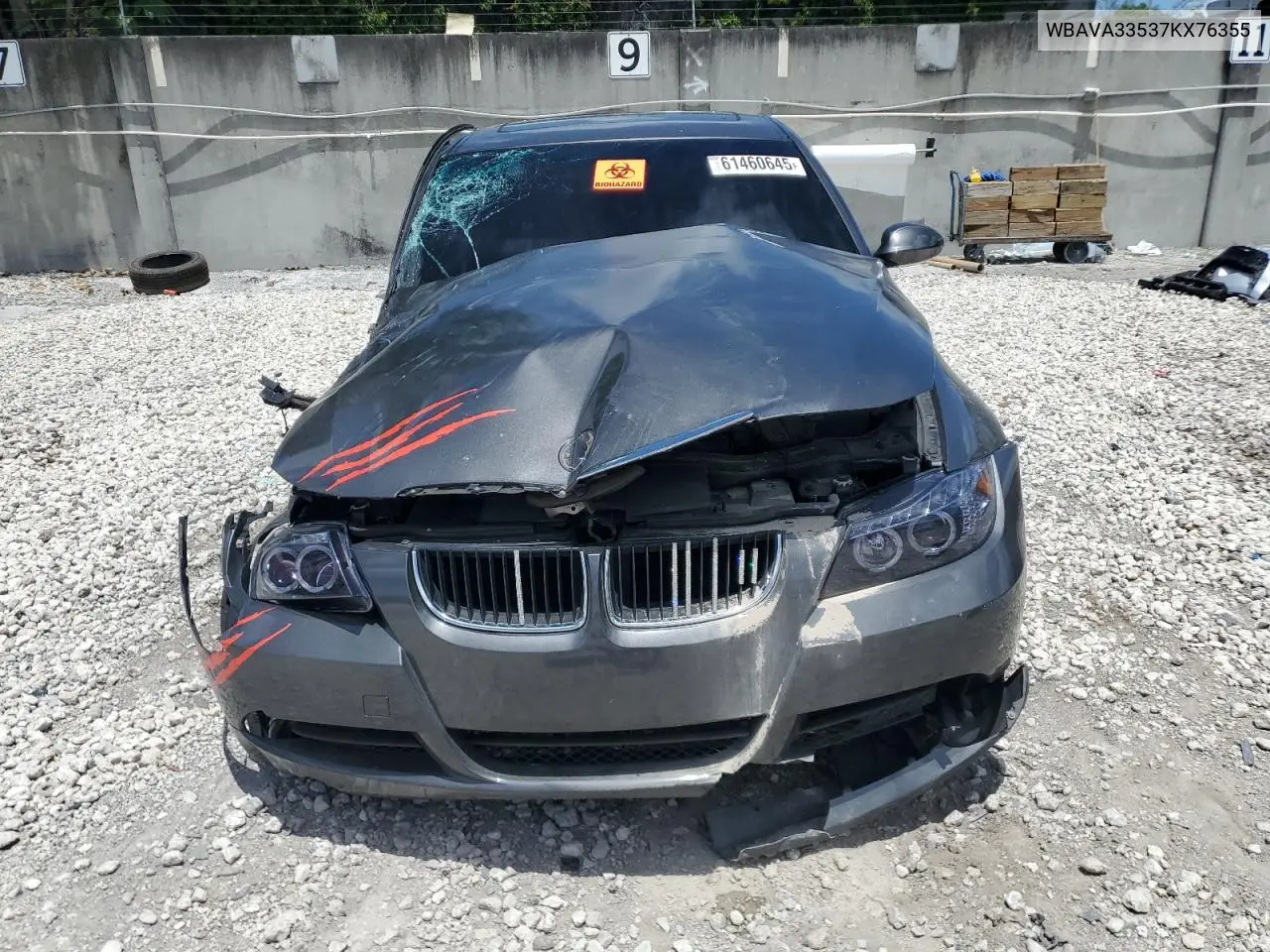 2007 BMW 328 I VIN: WBAVA33537KX76355 Lot: 61460645