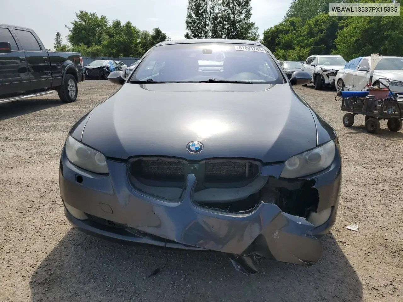 2007 BMW 328 I VIN: WBAWL13537PX15335 Lot: 61801245
