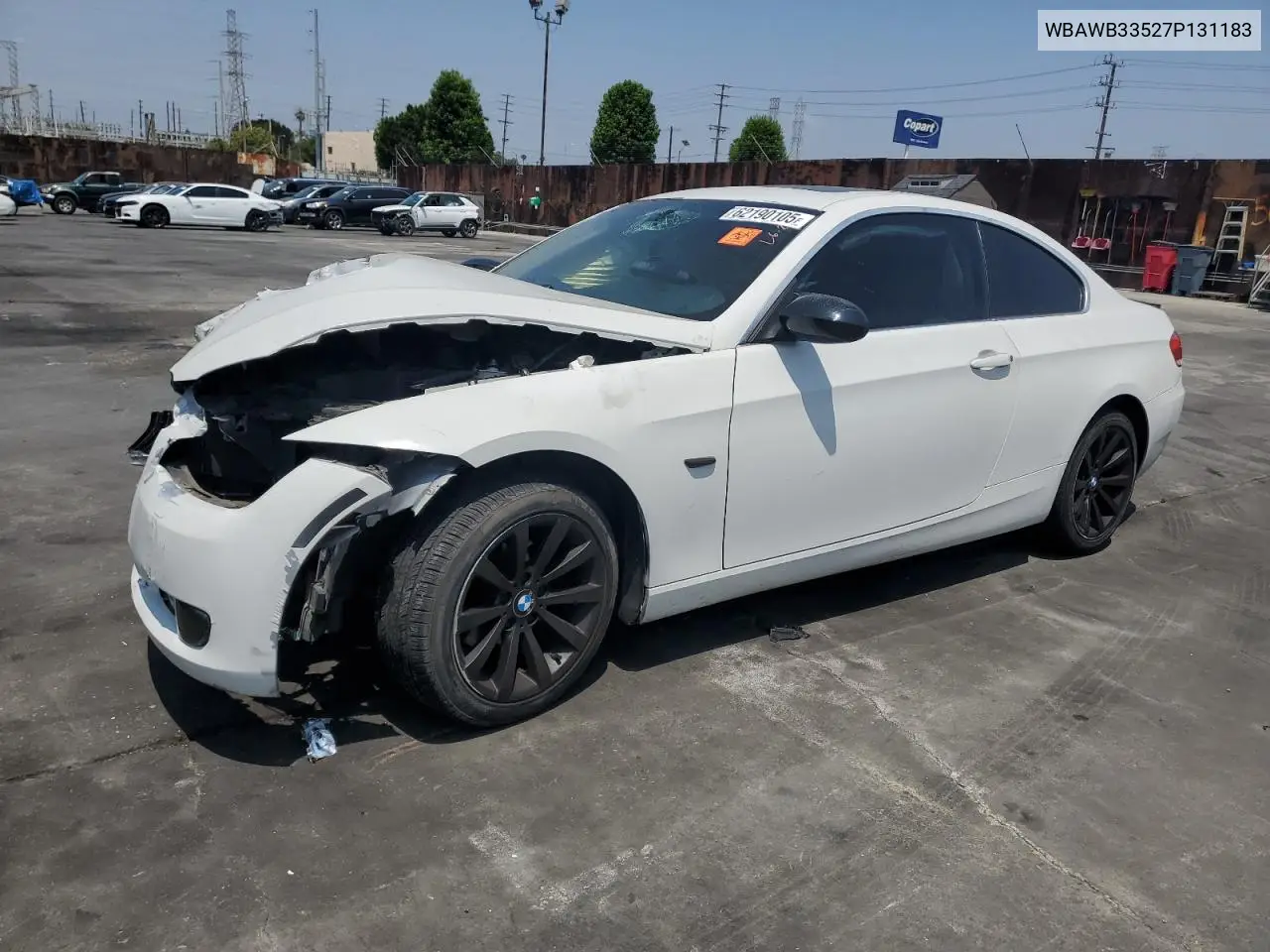 2007 BMW 328 I VIN: WBAWB33527P131183 Lot: 62190105