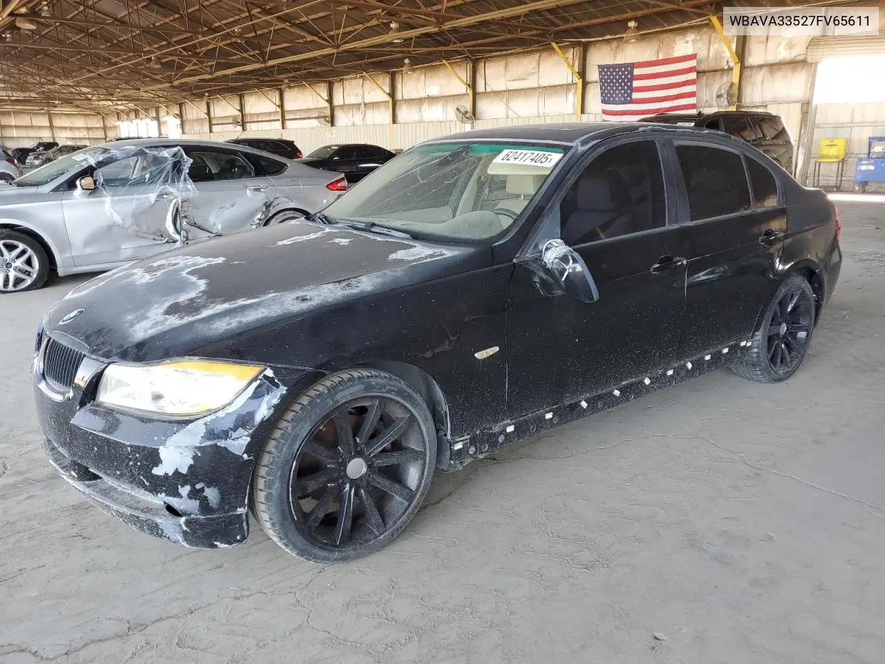 2007 BMW 328 I VIN: WBAVA33527FV65611 Lot: 62417405