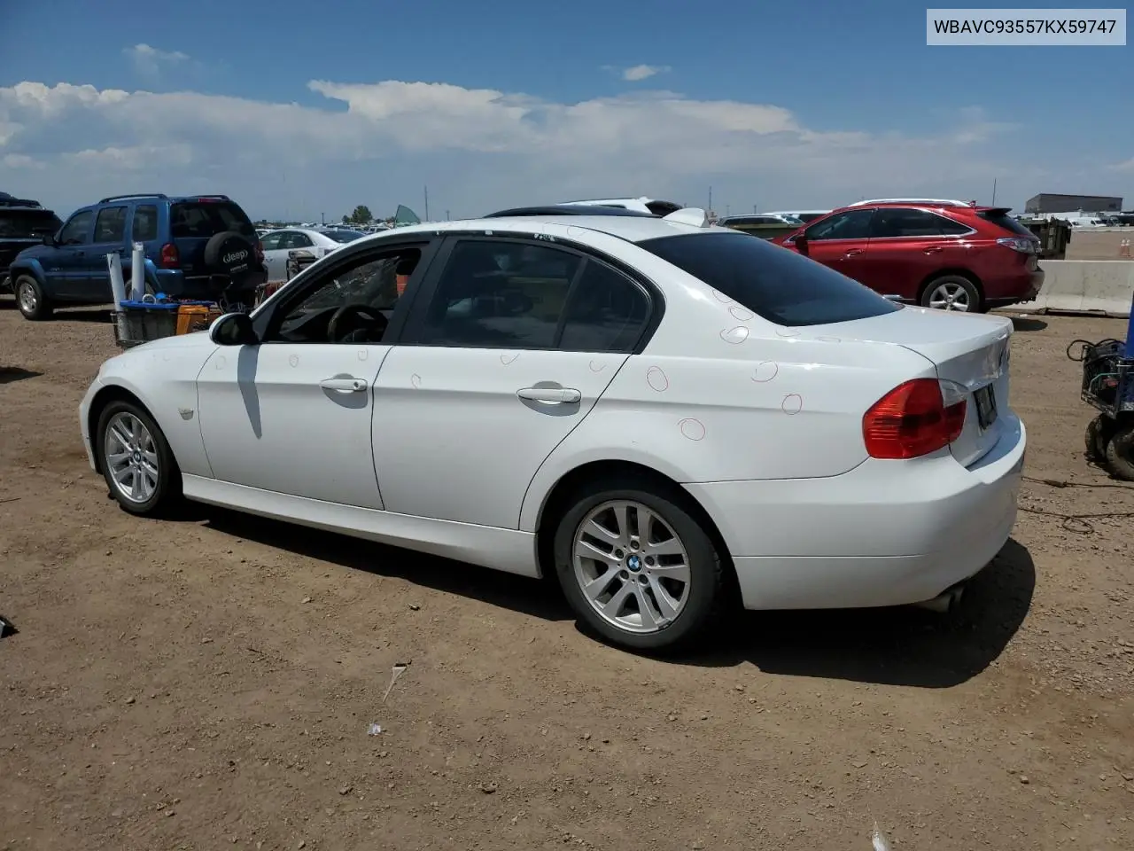 2007 BMW 328 Xi VIN: WBAVC93557KX59747 Lot: 63015665