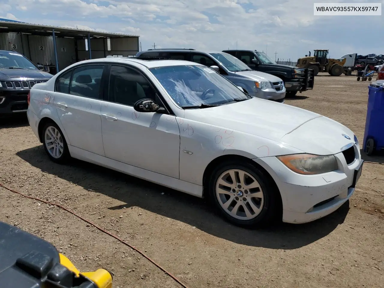 2007 BMW 328 Xi VIN: WBAVC93557KX59747 Lot: 63015665