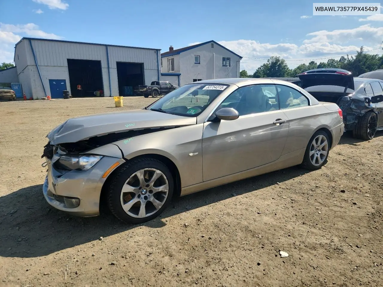 2007 BMW 335 I VIN: WBAWL73577PX45439 Lot: 63754315